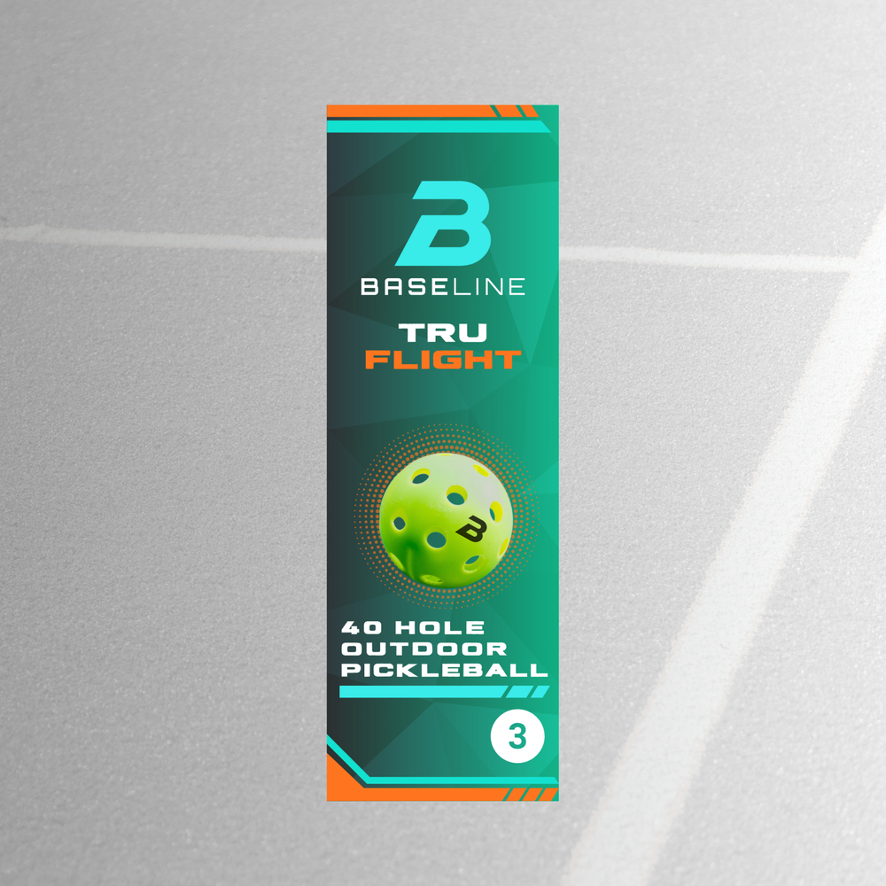 BASELINE Tru Flight 40 Hole Outdoor Ball 3 Pack